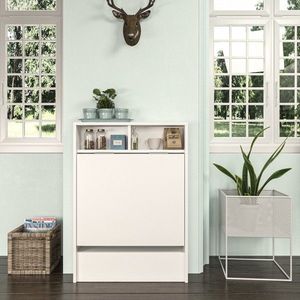 Skládací jídelní stůl 2v1 BRETA bílý vyobraziť