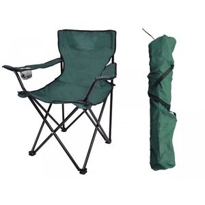 Skladacia rybárska stolička zelená vyobraziť
