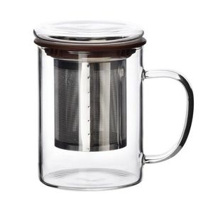 Skleněná čajová konvice PETER 400 ml čirá vyobraziť