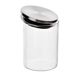 Skleněná kuchyňská dóza MODERN KITCHEN čirá vyobraziť