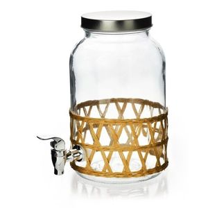 Skleněná nádoba na nápoje s kohoutkem MODERN KITCHEN 3, 5 l čirá vyobraziť
