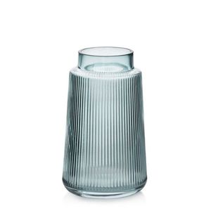 Sklenená váza Serenite 20 cm nebeská sivá/modrá vyobraziť
