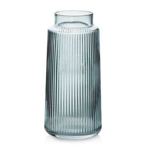 Sklenená váza Serenite 25 cm nebeská šedá/modrá vyobraziť
