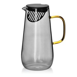 Skleněný džbán Semet 1, 5 l šedý/zlatý vyobraziť