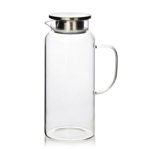 Skleněný džbánek s víkem CLARA 1, 9 L transparentní vyobraziť