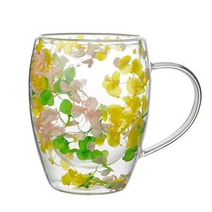 Skleněný hrnek PETER FLOWERS 320 ml čirý/žlutý/zelený vyobraziť