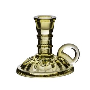 Skleněný svícen PATRICIA GREEN 12x6 cm zelený vyobraziť