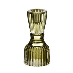 Skleněný svícen PATRICIA GREEN 5, 1x10, 2 cm zelený vyobraziť