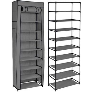 Skrinka na topánky LEA 57 cm antracitová vyobraziť