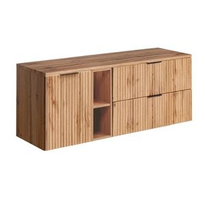 Skříňka pod umyvadlo Casad s deskou 140 cm dub wotan vyobraziť