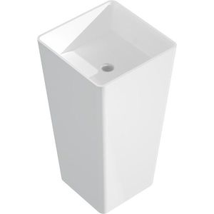 MEXEN - Adora Voľne stojace umývadlo z liateho mramoru 45 x 45, biela mat 26564500 vyobraziť