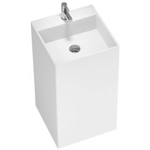 MEXEN - Belen Voľne stojace umývadlo z liateho mramoru 45 x 45, biela mat 26604500 vyobraziť