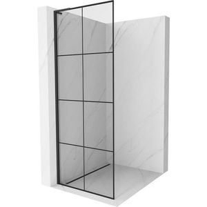 MEXEN/S - Kioto L Sprchová zástena WALK-IN 70 x 200, čierny vzor, čierna 800-070-103-70-77 vyobraziť