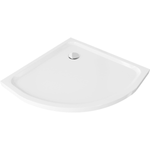 Sprchová vanička polkruhová MEXEN SLIM 90x90 cm + sifón biela vyobraziť