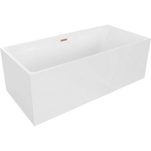 MEXEN/S - Nita vaňa voľne stojaca 170 x 80, biela, sifón a prepad meď kartáčovaná 52091708000-65 vyobraziť