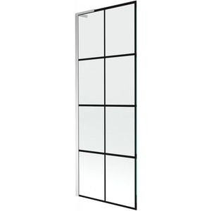 MEXEN/S - Next L vaňová zástena FIX 70 x 150, čierna vzor, chróm 895-070-000-03-77-01 vyobraziť