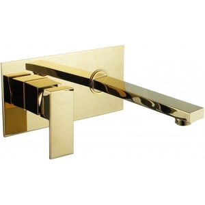 MEXEN - Cube umývadlová batéria pod omietku zlato 73115-50 vyobraziť