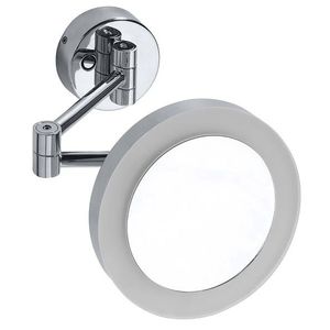 SAPHO - X-ROUND závesné kozmetické zrkadlo LED, priemer 200, chróm XR016 vyobraziť