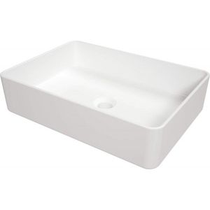 DEANTE - Štvorcové biele keramické umývadlo na dosku CGS_6U5S vyobraziť