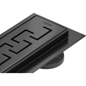 MEXEN/S - Flat M15 odtokový žľab 90 cm čierny 1724090-15 vyobraziť