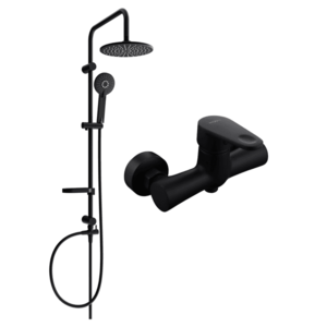 Sprchový set MEXEN CARL VI čierny vyobraziť