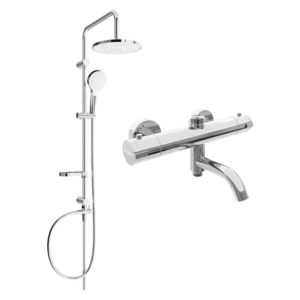Sprchový set MEXEN ERIK - termostatická vanová baterie Kai chrom II vyobraziť