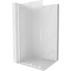 MEXEN/S - Velar Sprchová zástena posuvná Walk-in 100 x 200, dekor 8 mm, biela 871-100-000-33-20 vyobraziť