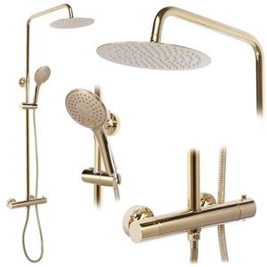 Sprchový set s termostatom REA VINCENT zlatý vyobraziť