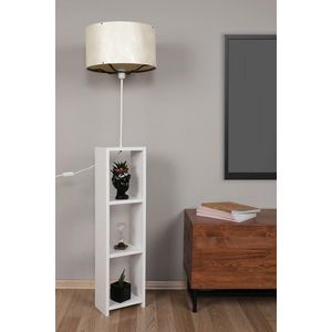 Stojaca lampa AYD 140 cm ecru-biela vyobraziť