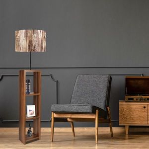 Stojacia lampa AYD 140 cm hnedo-béžová vyobraziť