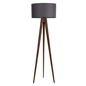 Stojacia lampa Lambader 153 cm hnedá/sivá vyobraziť