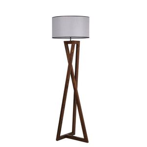 Stojacia lampa Macka 166 cm hnedá/matná šedá vyobraziť