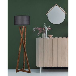 Stojacia lampa Mačka Ceviz II 166 cm čierna vyobraziť