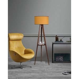 Stojacia lampa Sehbalı Ceviz 153 cm žltá vyobraziť