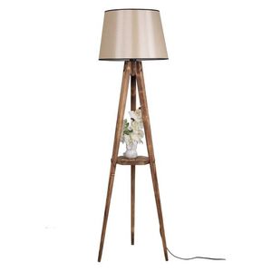 Stojacia lampa Sehbali V 160 cm hnedá/béžová vyobraziť