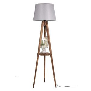Stojacia lampa Sehbali V 160 cm hnedá/sivá vyobraziť
