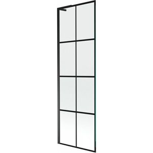 MEXEN/S - Next L vaňová zástena FIX 60 x 150, čierna vzor, čierna 895-060-000-03-77-70 vyobraziť