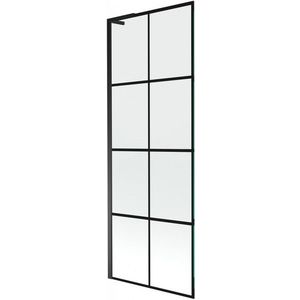 MEXEN/S - Next L vaňová zástena FIX 70 x 150, čierna vzor, čierna 895-070-000-03-77-70 vyobraziť