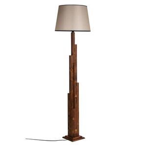 Stojacia lampa Yanik III 165 cm hnedá/béžová vyobraziť