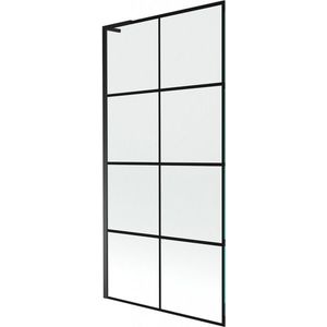 MEXEN/S - Next L vaňová zástena FIX 90 x 150, čierna vzor, čierna 895-090-000-03-77-70 vyobraziť