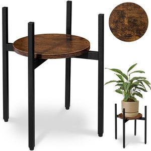 Stojan na květiny TORRE RUSTIC 40 cm hnědý/černý vyobraziť