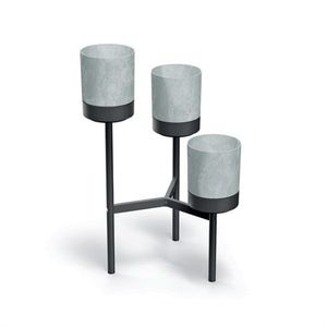 Stojan na kvety BLOOME 80, 5 cm sivý/čierny vyobraziť