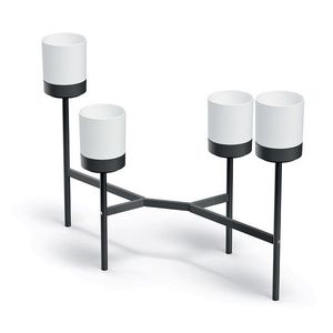 Stojan na kvety BLOOME 81, 5 cm biely/čierny vyobraziť
