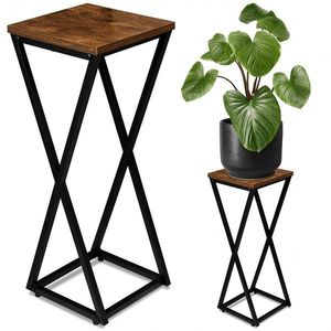 Stojan na kvety KONEL 62 cm hnedý/čierny vyobraziť