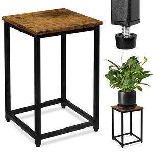 Stojan na kvety Loft Arben 40 cm čierny/dub vyobraziť