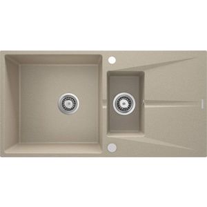 DEANTE DEANTE - Corio pieskový Granitový drez, 1, 5-miska s odkvapkávačom ZRC_7513 vyobraziť