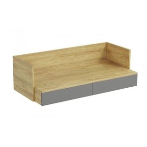 Stôl MOBIUS 2S dub hickory/sivý vyobraziť