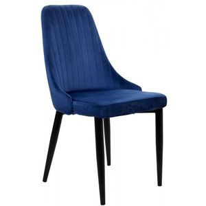 Stolička LORIENT VELVET modrá vyobraziť