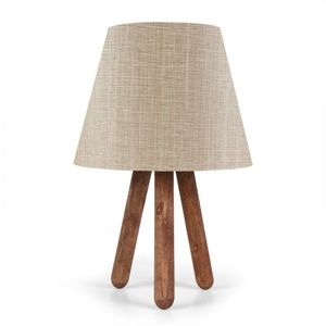 Stolná lampa Bechos 33 cm orech/hnedá vyobraziť