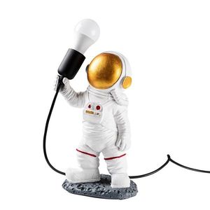 Stolní lampa Astronaut zlatá/bílá vyobraziť